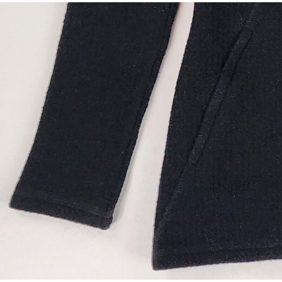 Prana Jacket Womens XSmall Black Charcoal Milana Textured Knit Wool Blend Coat - Picture 12 of 13